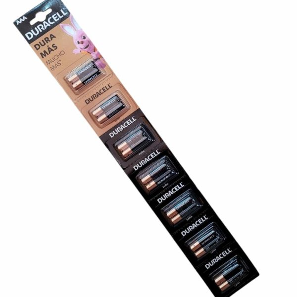 PILAS DURACELL AAA X 6 UNIDADES