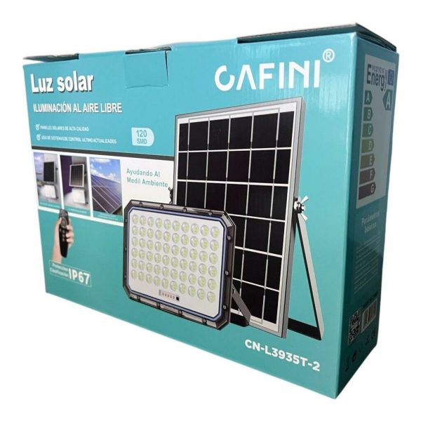 REFLECTOR SOLAR  CN-L3935T-2 CON SENSOR+CONTROL REMOTO IP67