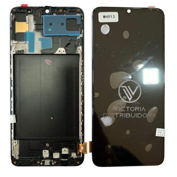 MODULO DE SAMSUNG A70 OLED  C/MARCO SMALL NEGRO