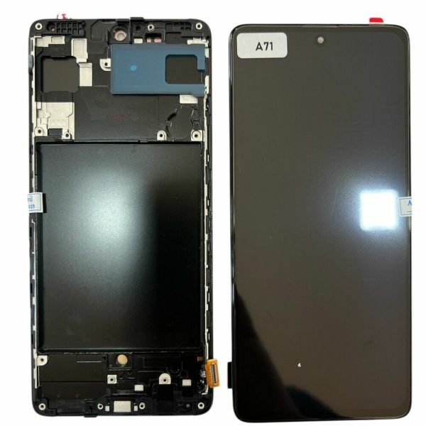 MODULO DE SAMSUNG A71 - A715 OLED  C/MARCO NEGRO